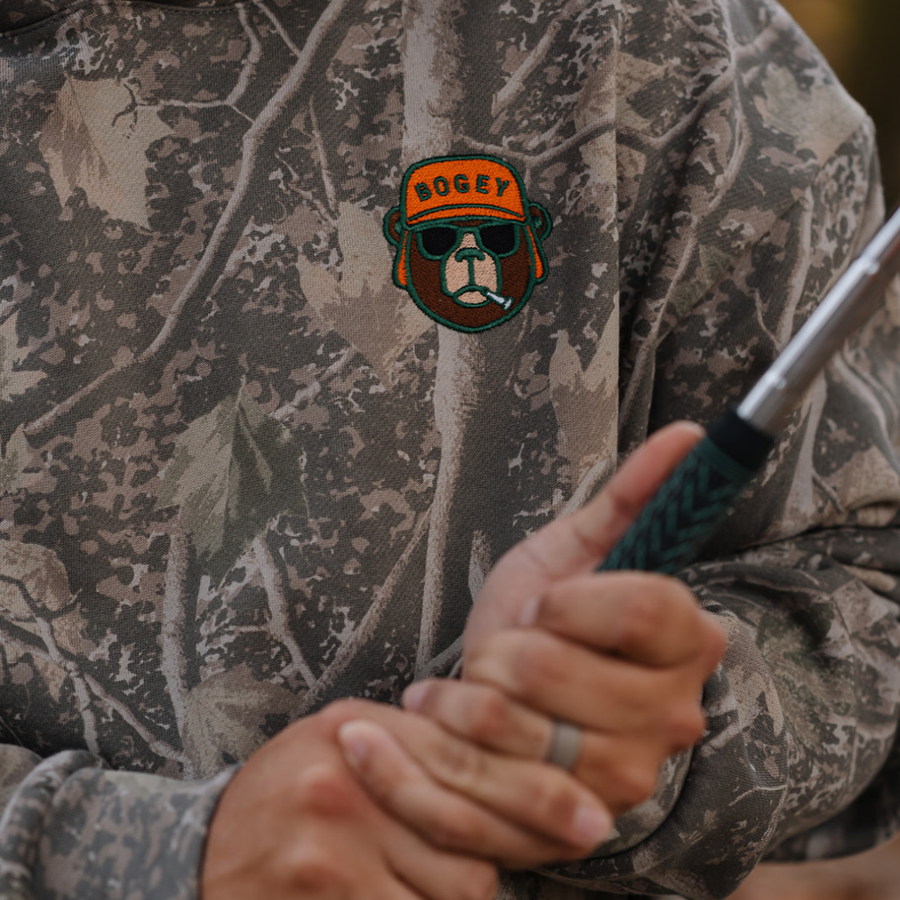 Bogey the Bear Camo Hoodie
