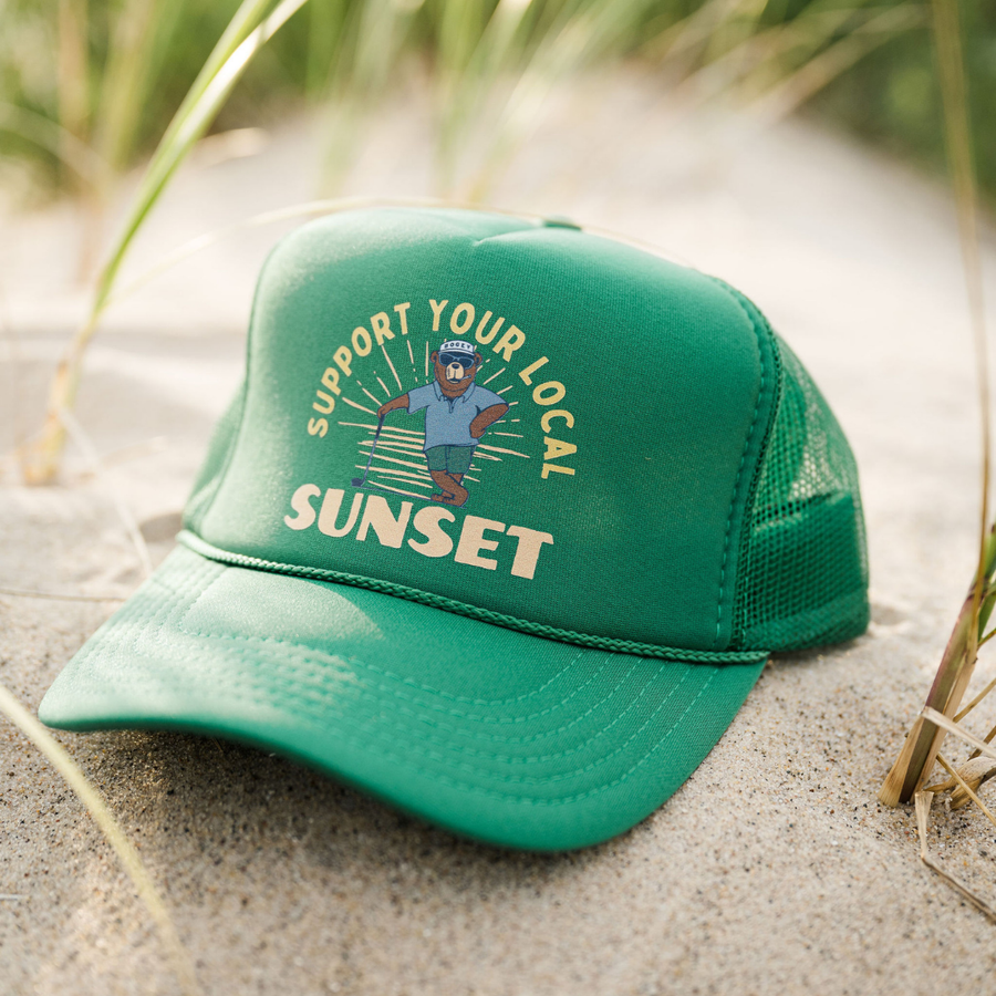 Support Your Local Sunset Trucker Hat