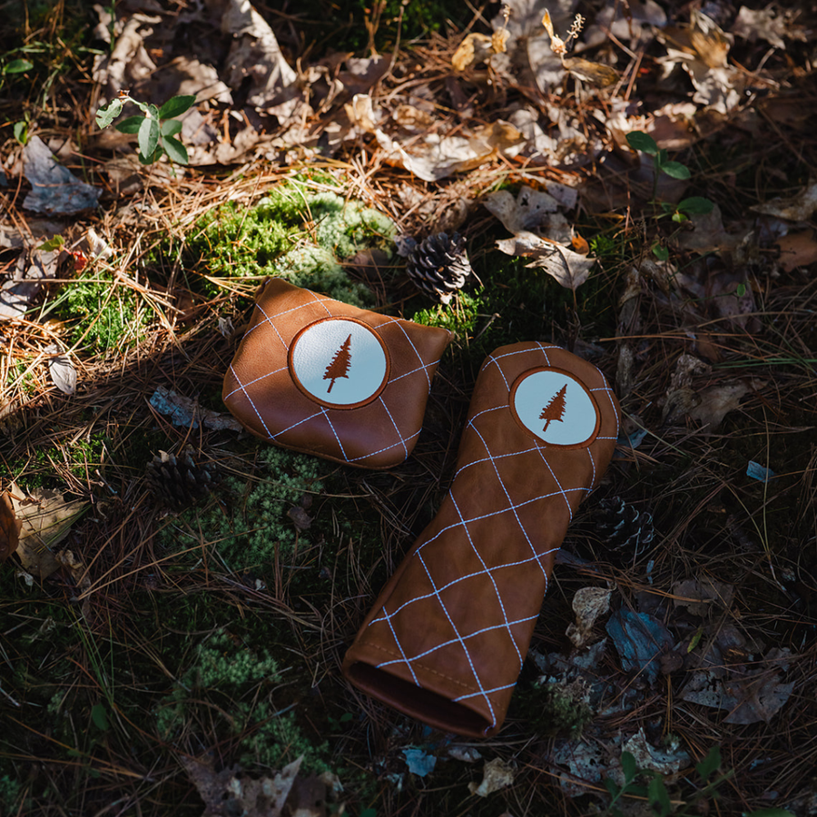 Lone Pines Quilt Leather Headcovers