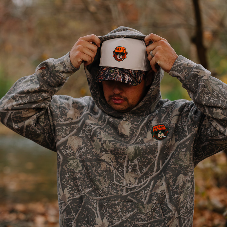 Bogey the Bear Camo Hoodie