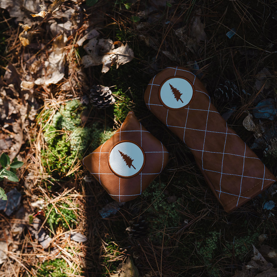 Lone Pines Quilt Leather Headcovers
