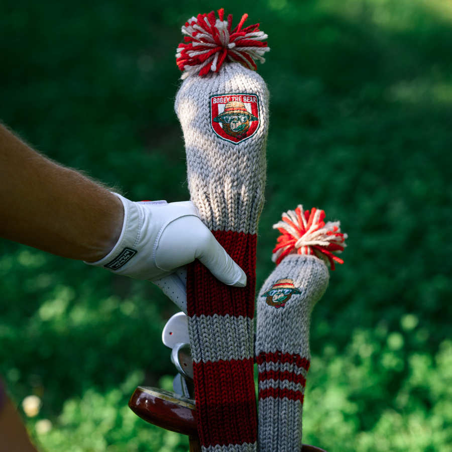 Bogey Cherry Bear Knit Headcovers