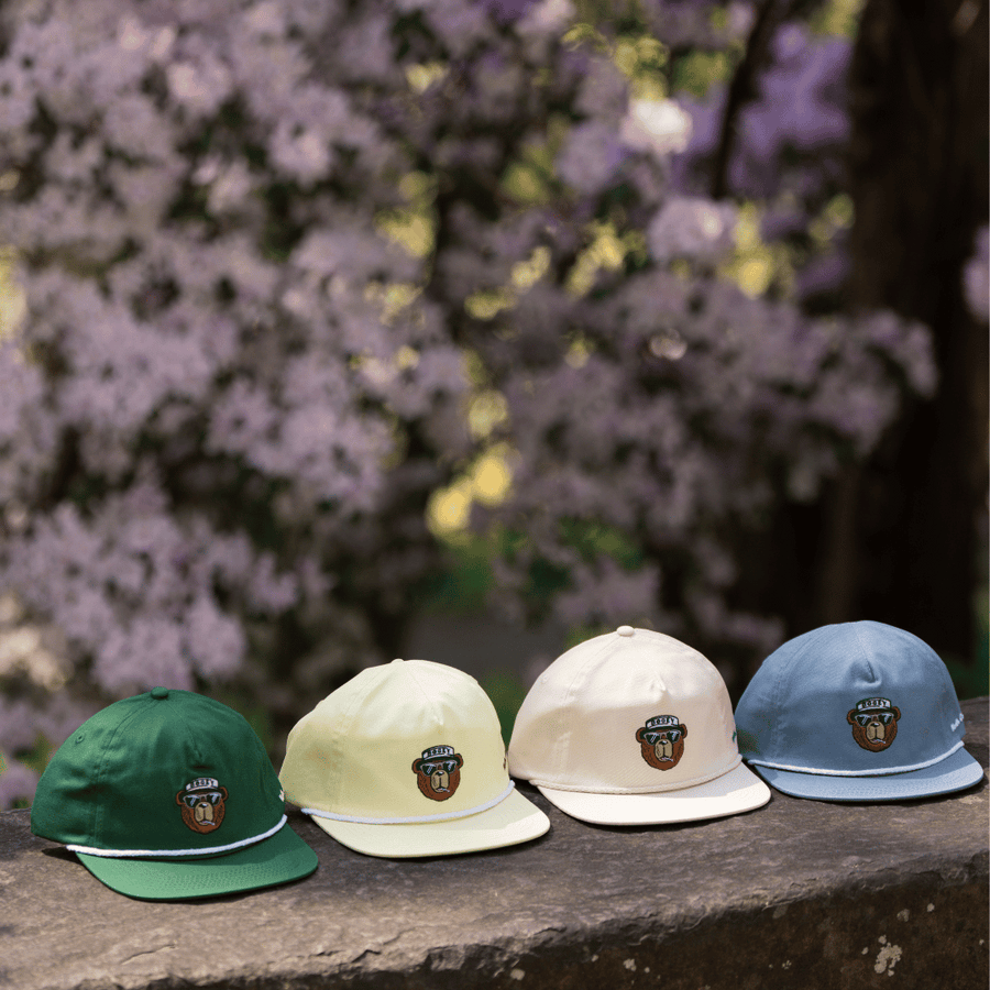 Vintage country club golf top hats