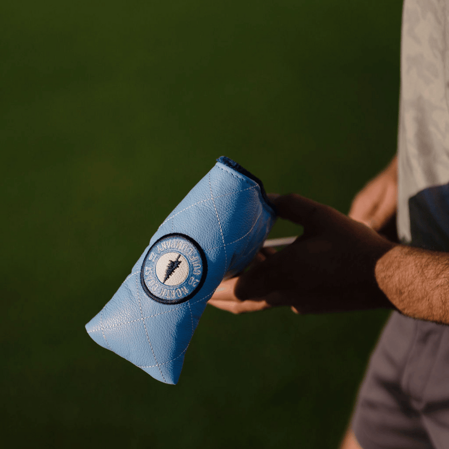 Summer Blues Leather Headcovers