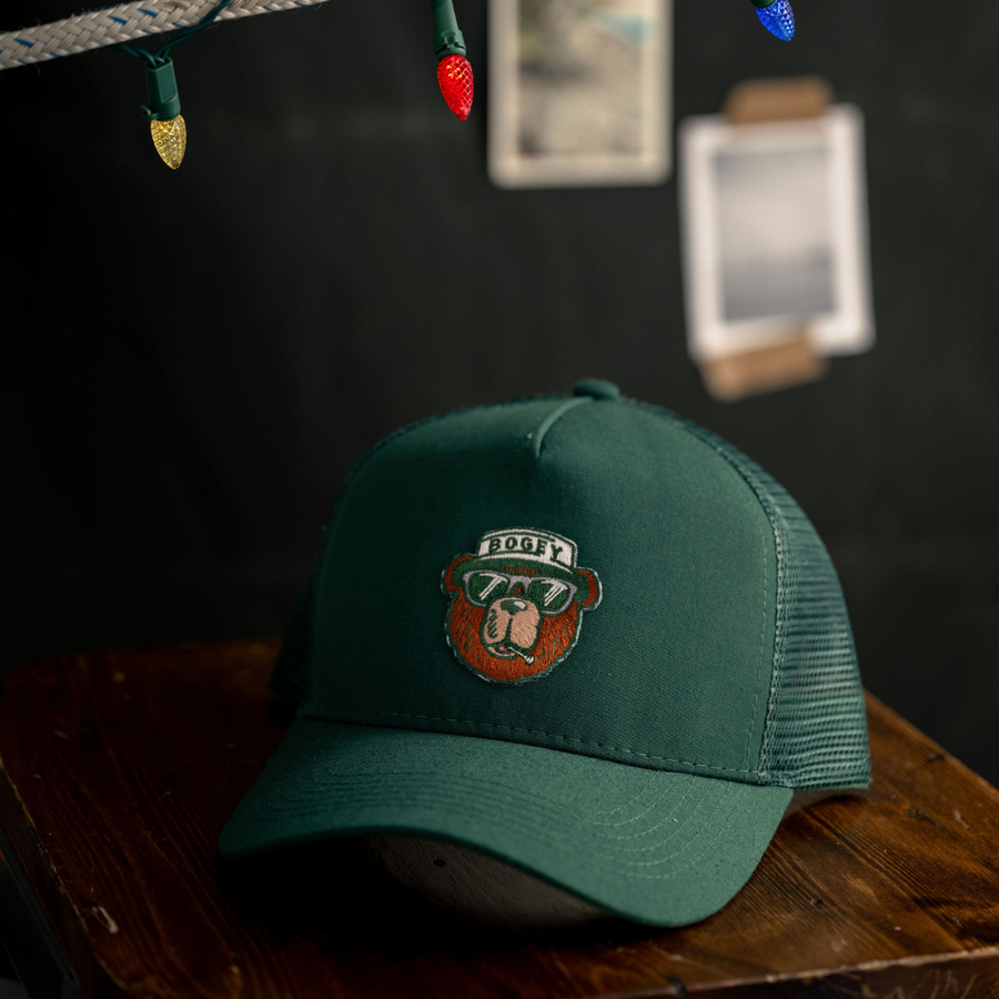 Bogey the Bear Trucker Hats